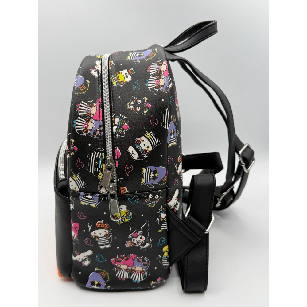 Sanrio Loungefly Halloween Mini Backpack Hello Kitty Kuromi Badtz Maru - Picture 2 of 5